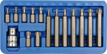 Sada bitů 15 ks CrV TORX TO-66580