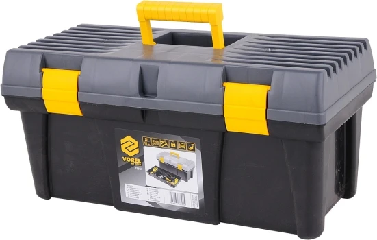 Box na nářadí plastový 20" 2 zámky šedé víko 50cm TO-78802