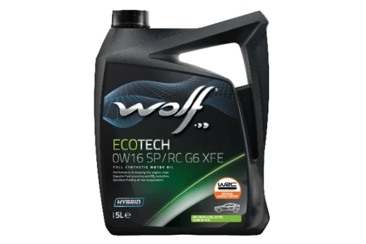 WOLF Motorový olej WOLF ECOTECH 0W16 SP/RC G6 XFE 5 l  (1047250)