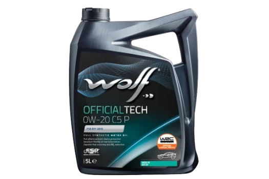 WOLF Motorový olej WOLF OFFICIALTECH 0W-20 C5 P 5 l  (1052065)