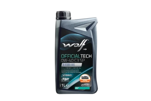 WOLF Motorový olej WOLF OFFICIALTECH 0W-40 C3 SP 1 l  (1052018)