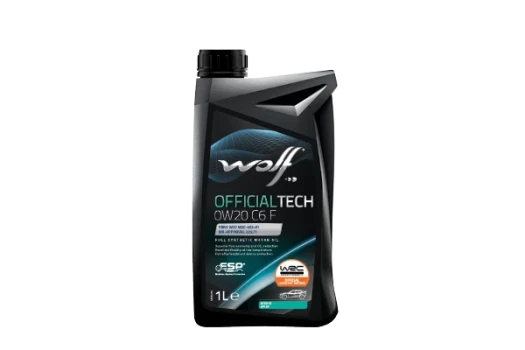 WOLF Motorový olej WOLF OFFICIALTECH 0W20 C6 F 1 l  (1048794)