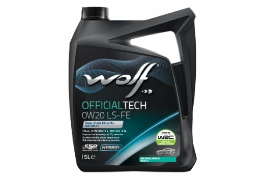 WOLF Motorový olej WOLF OFFICIALTECH 0W20 LS-FE 5 l  (8339479)