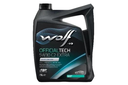 WOLF Motorový olej WOLF OFFICIALTECH 5W30 C2 EXTRA 5 l  (8339776)