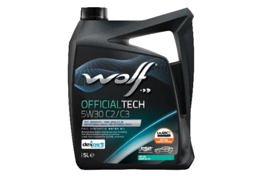 WOLF Motorový olej WOLF OFFICIALTECH 5W30 C2/C3 5 l  (8332579)