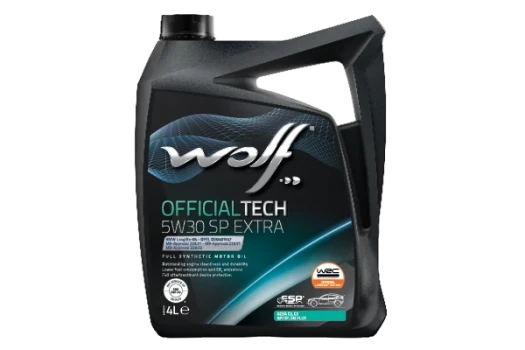 WOLF Motorový olej WOLF OFFICIALTECH 5W30 C3 SP EXTRA 4 l  (1049359)