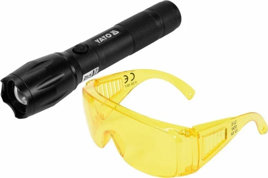 Yato YT-08587 Ruční UV LED baterka černá