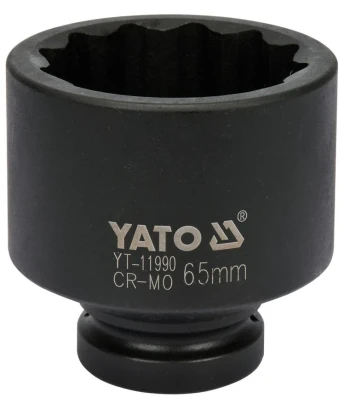 YATO Sada 12hranných rázových hlavic 1 (65 mm, 80 mm, 85 mm) – YT-11990
