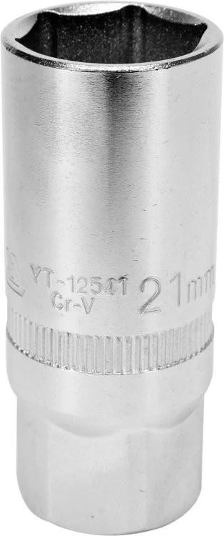 YATO YT-12541, Šestihranná hlavice 1/2, 25,4 mm (1) x 2 mm, chrom, šedá