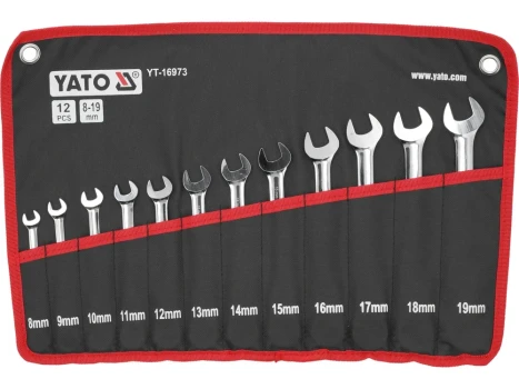 Yato sada kombinovaných klíčů s ráčnou a otáčky | YT-16973