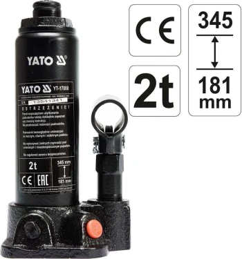 YAT Zdvihák na pečiatky 2 tony 181-345 mm YT-17000