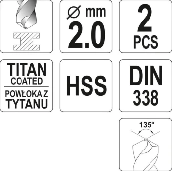 YATO YT-44632, 2 kusy