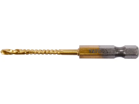 vrták frézovací do kovu 3 mm HSS TiN | YT-44820