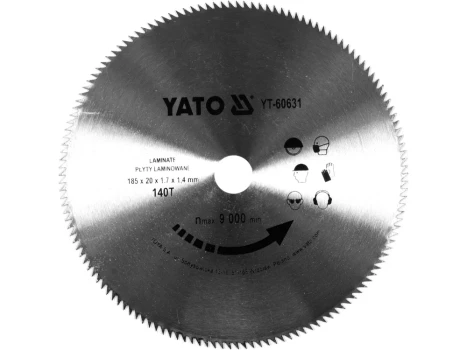 Yato nůž na kuchyňské a nábytkové desky 185/140T 20mm | YT-60631