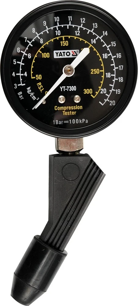 YATO YT-7300, 0 - 0,21°, Černá, 65 mm