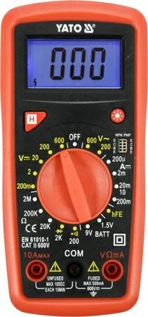 YATO YT-73081, LCD, baterie AAA, 1,5 V, 75 mm, 30 mm