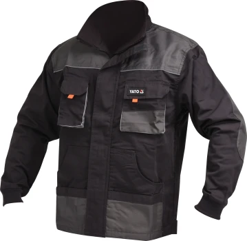 Pracovní bunda YATO PEGMA černá/šedá velikost L/XL