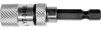 Držák do vrtačky 1/4" 60 mm magnetický YT-0466
