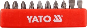 Sada bitů 1/4" 25 mm NON-SLIP 10 ks YT-0482