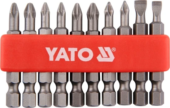 Sada bitů 1/4" 50 mm NON-SLIP 10 ks YT-0483