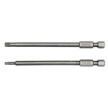 Sada bitů 1/4" 2 ks TORX L=100 mm T10, T25 YT-0490
