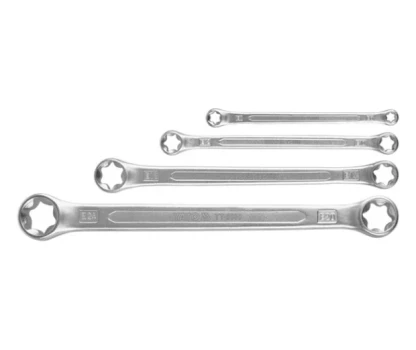 Sada klíčů očkových 4ks TORX E6xE24 YT-0530