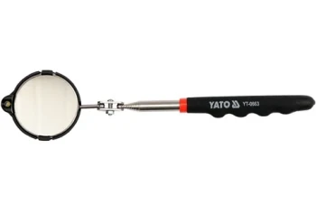 Zrcátko kontrolní teleskopické s LED YT-0663