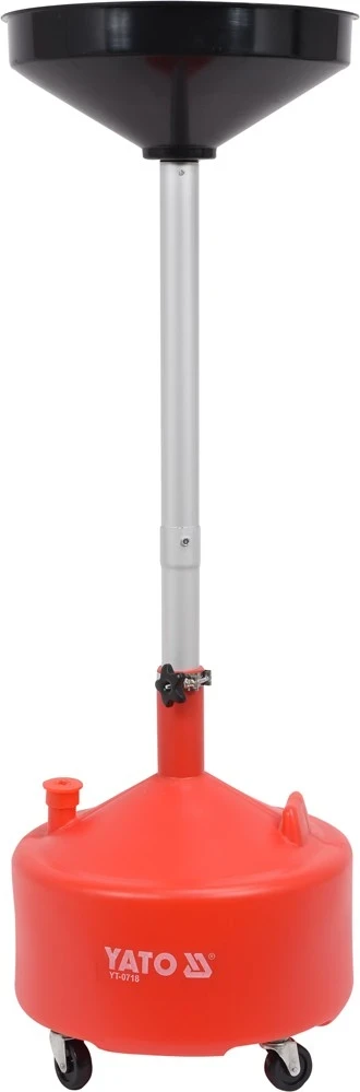 Miska na odčerpání oleje 20l 420 mm nastavitelná výška 75-155 cm YT-0718