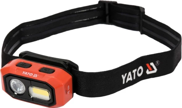 Svítilna čelovka COB/OSRAM LED 480lm YT-08592