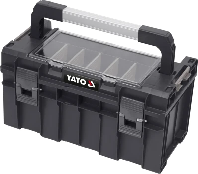 Box na nářadí plastový s organizérem 450x260x240mm YT-09183