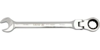 Klíč očkoplochý ráčnový 21 mm s kloubem YT-1687