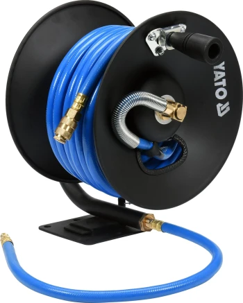 Naviják se vzduchovou hadicí PVC 10mm, 15m YT-24240