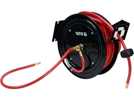 Naviják se vzduchovou hadicí PVC 9,5mm, 15m YT-24250