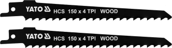 YATO Pilové listy HCS 150MM 4TPI 2ks YT-33921