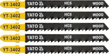 List pilový do přímočaré pily 100 mm na dřevo TPI8 5 ks YT-3402