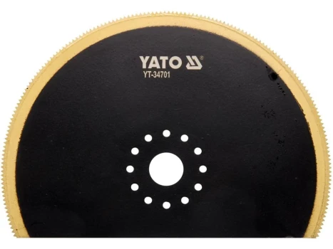 Segmentový kotouč pro multifunkci BIM - TIN, 100 mm (dřevo, kov), 12 otvorů YT-34701