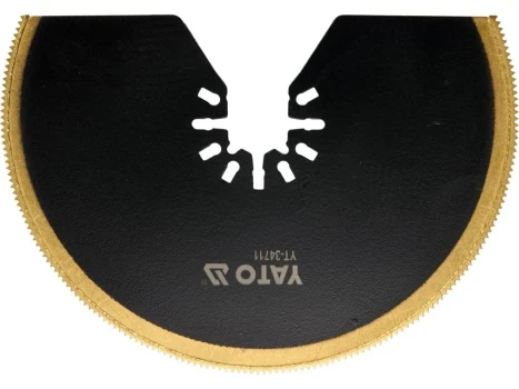 Segmentový pilový list pro multifunkci BIM - TIN, 100 mm (dřevo, kov) YT-34711