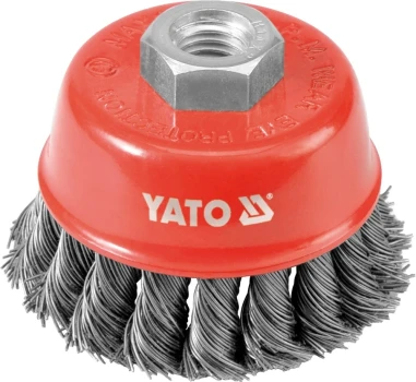 Kartáč drátěný čelní M14 x 60 mm YT-4767
