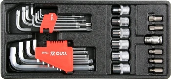 Vložka do zásuvky - sada imbus, torx, bity 31ks YT-55451