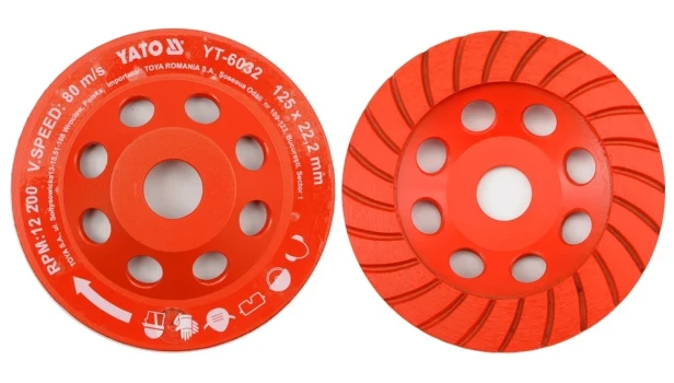 Kotouč brusný diamantový 125 x 22,2 mm YT-6032