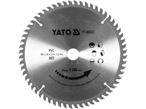 Kotouč na PVC 185 x 20 mm 60z YT-60627
