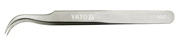 Pinzeta 115 mm (zahnutá) YT-6907