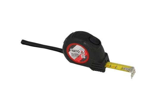 Metr svinovací 8 m x 25 mm autostop YT-7112