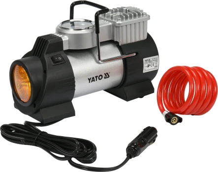 Kompresor 12V s LED svítilnou 180W YT-73460
