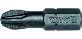 Bit křížový 1/4" PZ3 x 25 mm 50 ks YT-7812