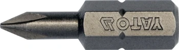 Bit křížový 1/4" PH0 x 25 mm 10 ks YT-78130