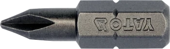 Bit křížový 1/4" PH1 x 25 mm 10 ks S2 YT-78131