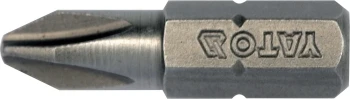 Bit křížový 1/4" PH2 x 25 mm 10 ks S2 YT-78132