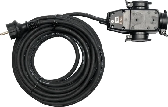 Prodlužovací kabel s gumovou izolací 20m -3zásuvky YT-81162
