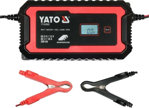 Nabíječka s LCD displejem 6V / 2A, 12V / 10A YT-83002